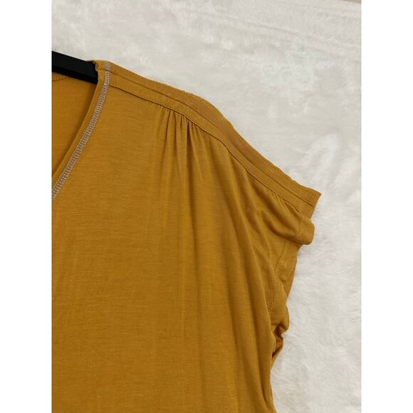 NWT Matilda Jane Gold Flowy Top L Bohemian Beachy - Picture 3 of 7